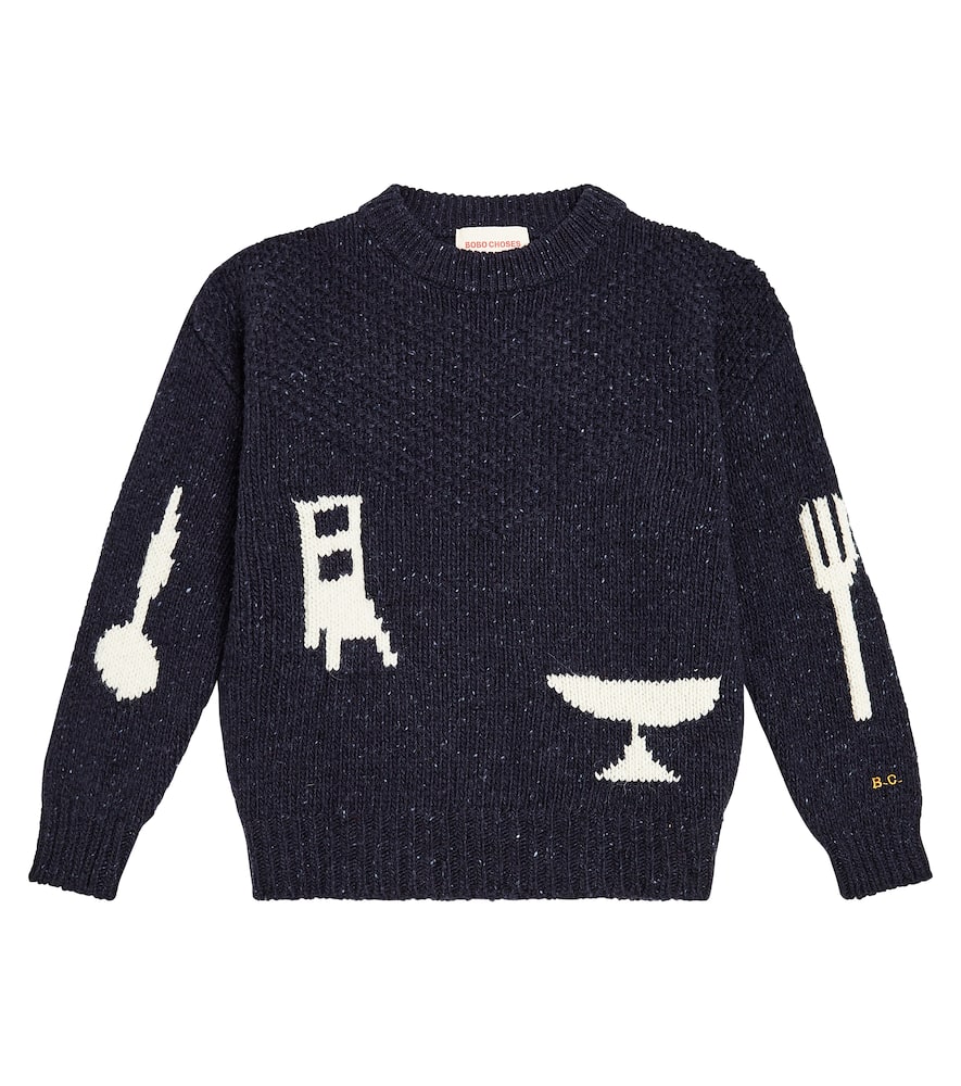 Bobo Choses The Feast wool-blend sweater