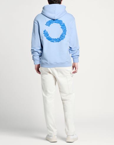 Man Sweatshirt Light blue Size L Cotton