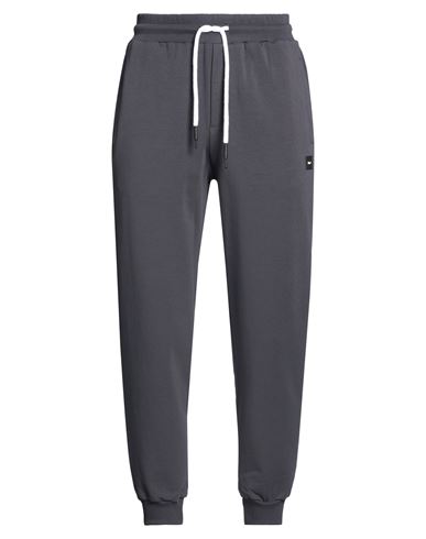 Man Pants Charcoal Size XL Cotton, Elastane