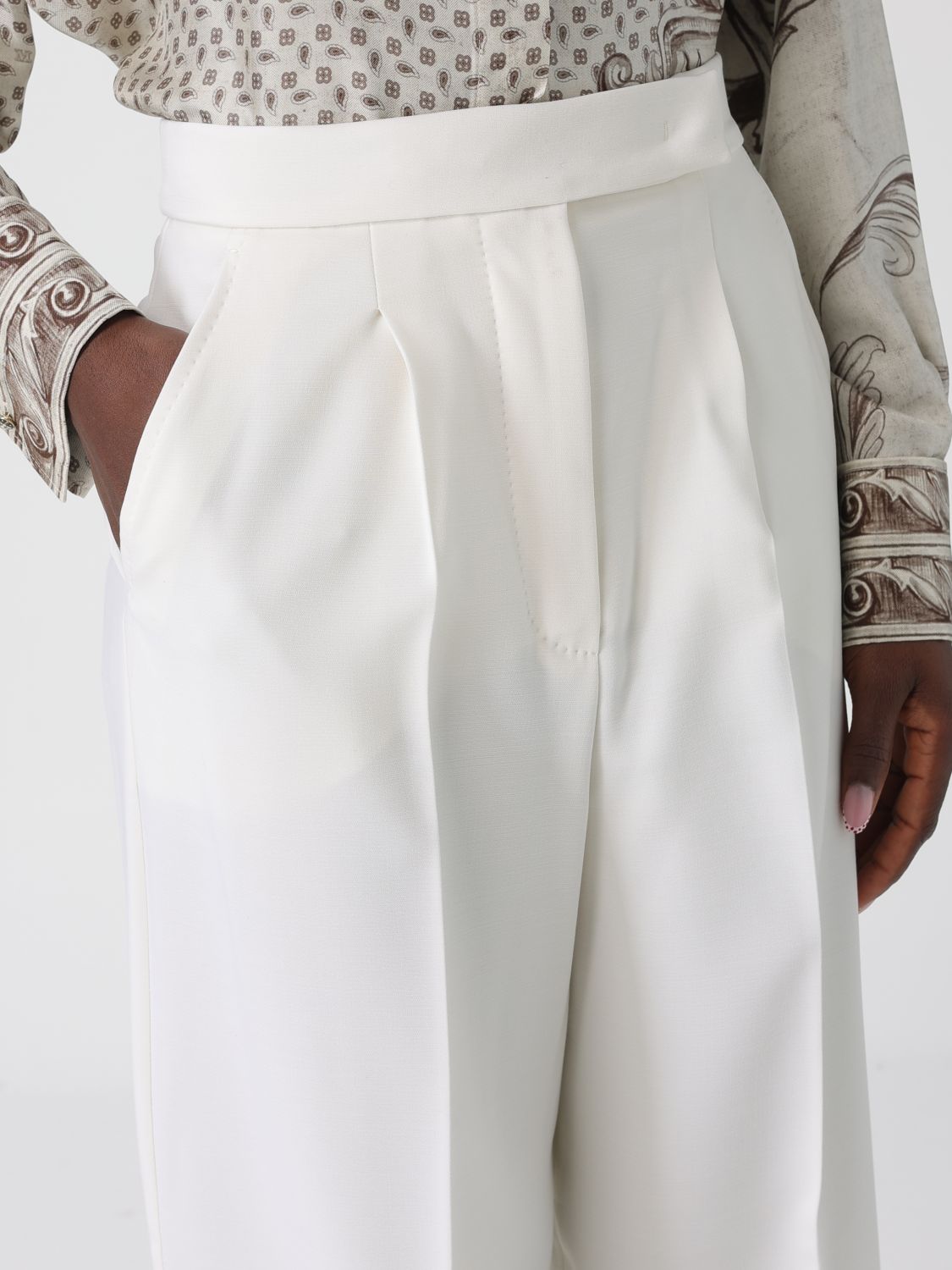 Pants Woman color White