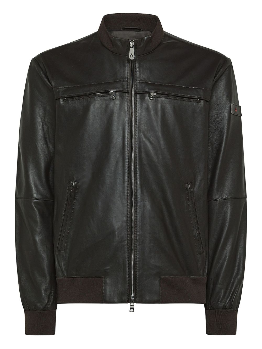 Peuterey leather jacket - Brown
