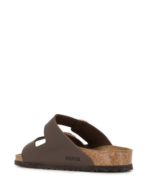 Open toe buckled sandals