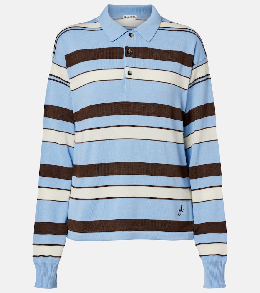 Striped polo shirt