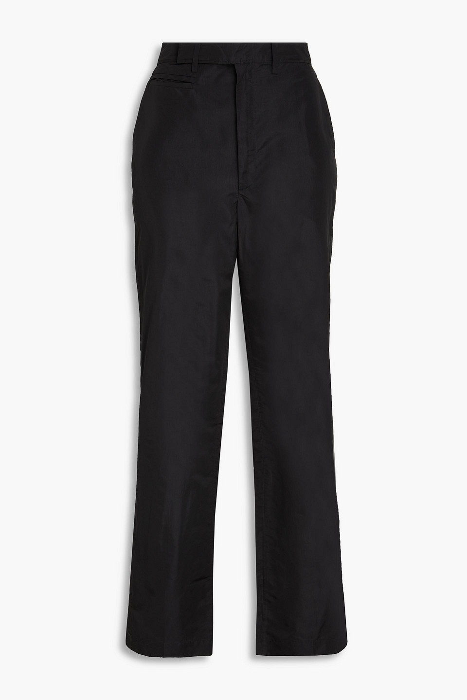 Taffeta wide-leg pants