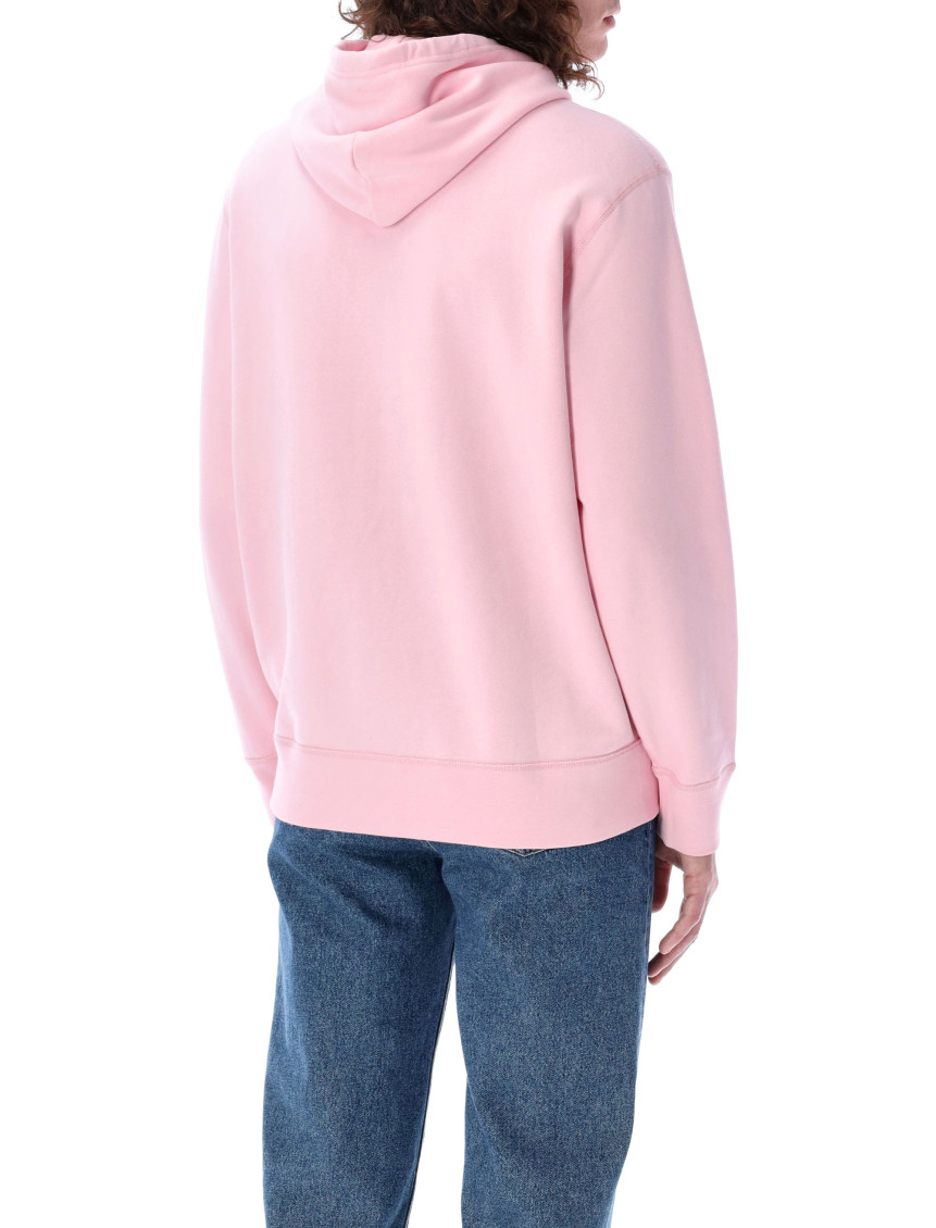 Light Pink Pony-Embroidered Hoodie