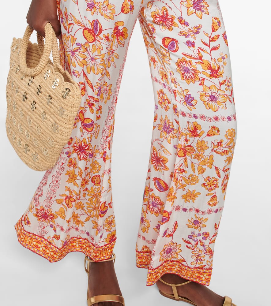 Isabelle printed halterneck jumpsuit