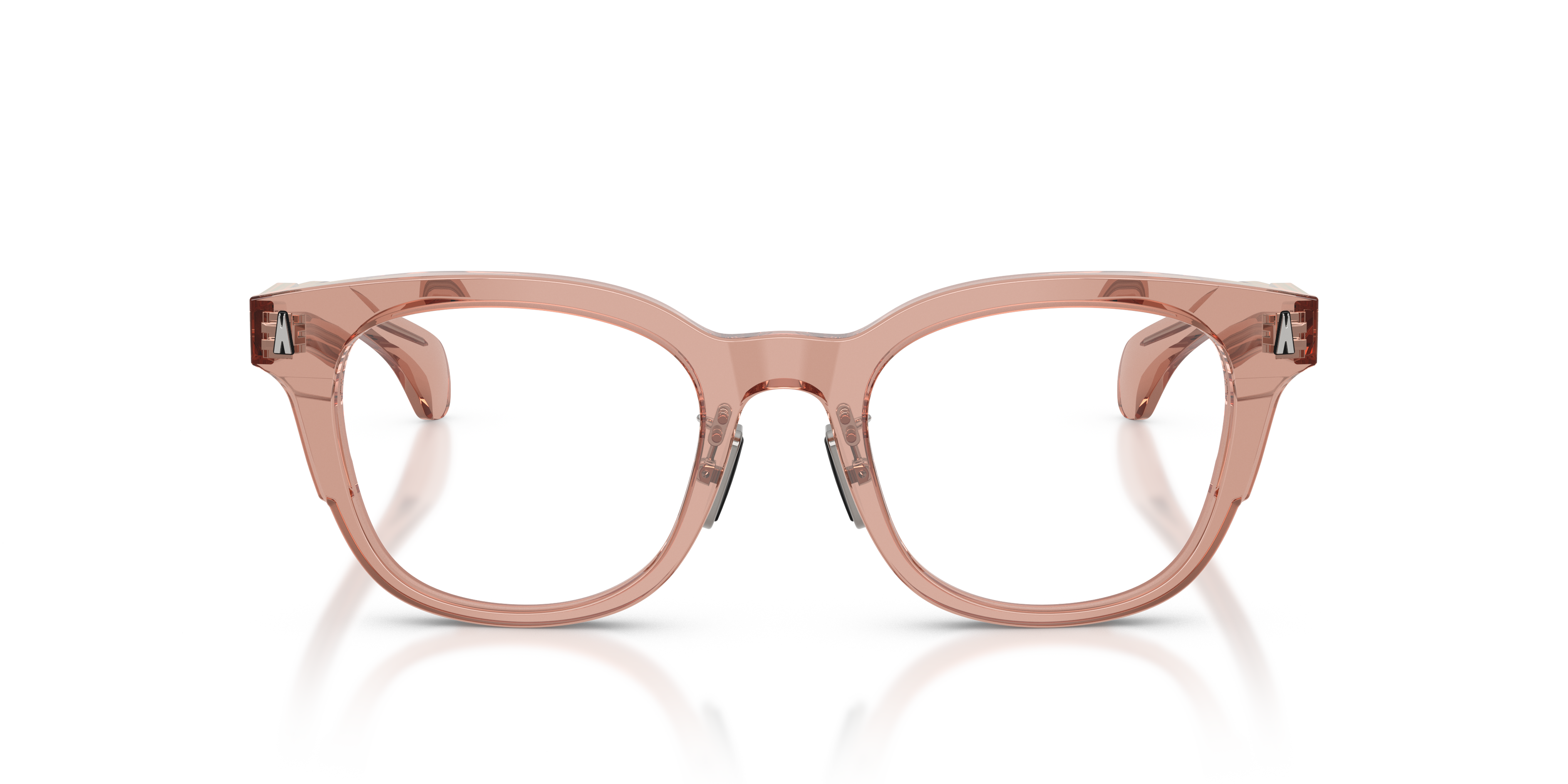 Moncler Unisex Moncler ME2011D 3008 Monturas ópticas Acetato Rosa Transparente Pantos Norma
