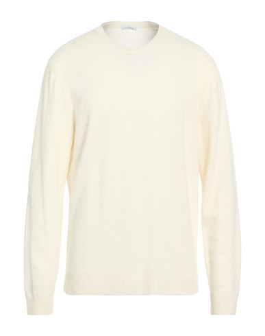 Man Sweater Ivory Size 44 Virgin Wool