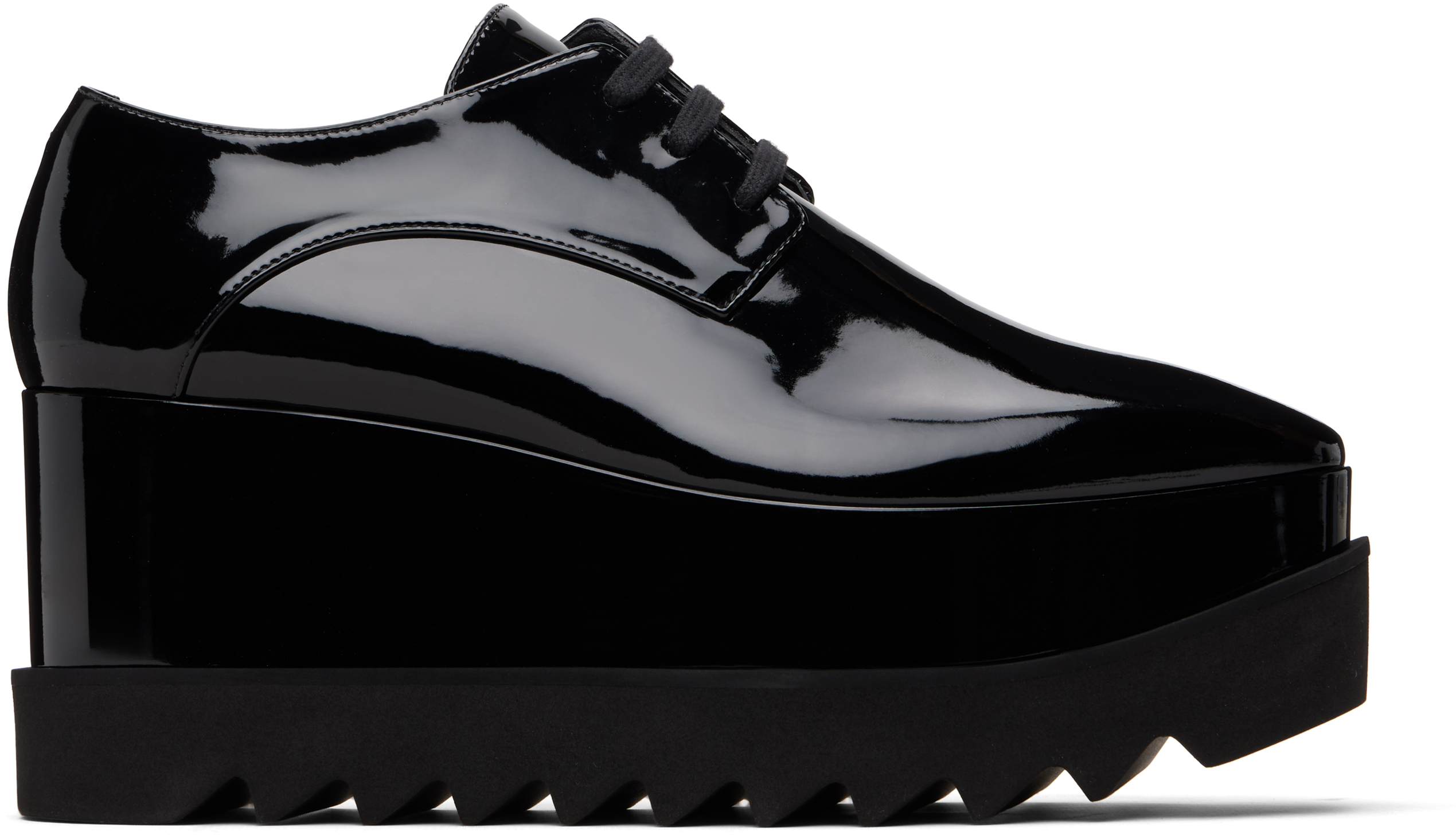 Black Limited Edition Elyse Monochrome Platform Derbys
