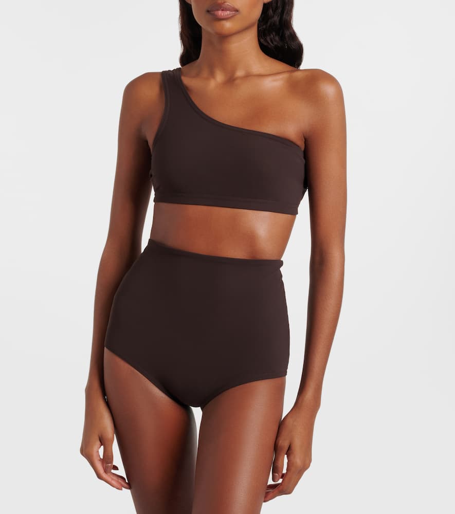 High-rise bikini bottoms