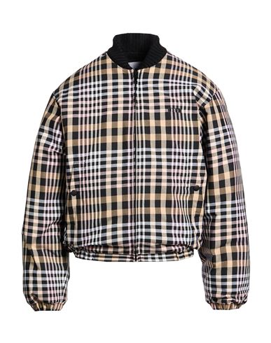 Man Jacket Black Size 38 Polyester, Cotton