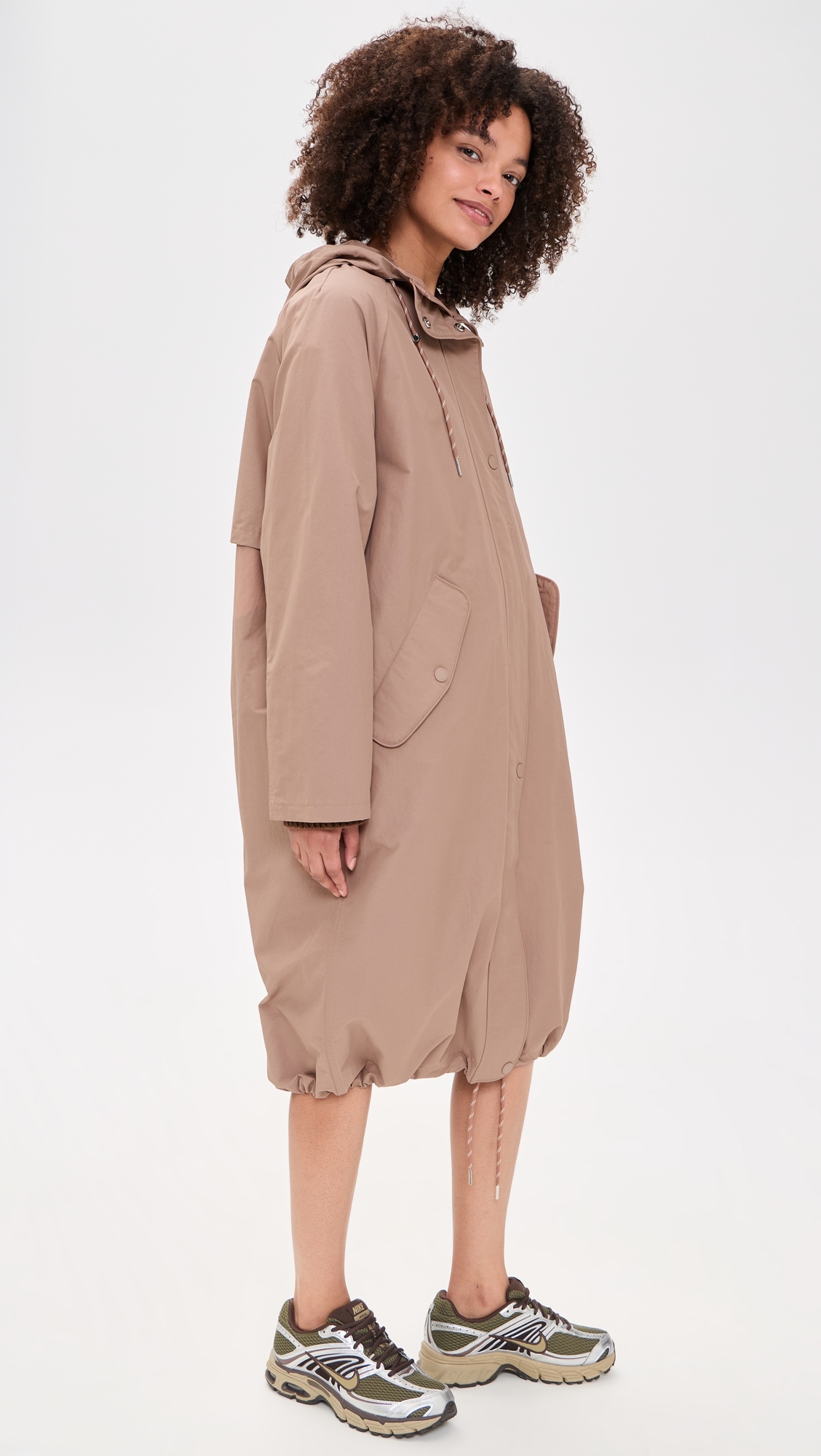 Midi Rain Jacket Brownie
