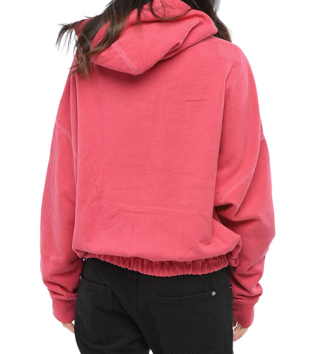 Pink Logo Hood Sweatshirt