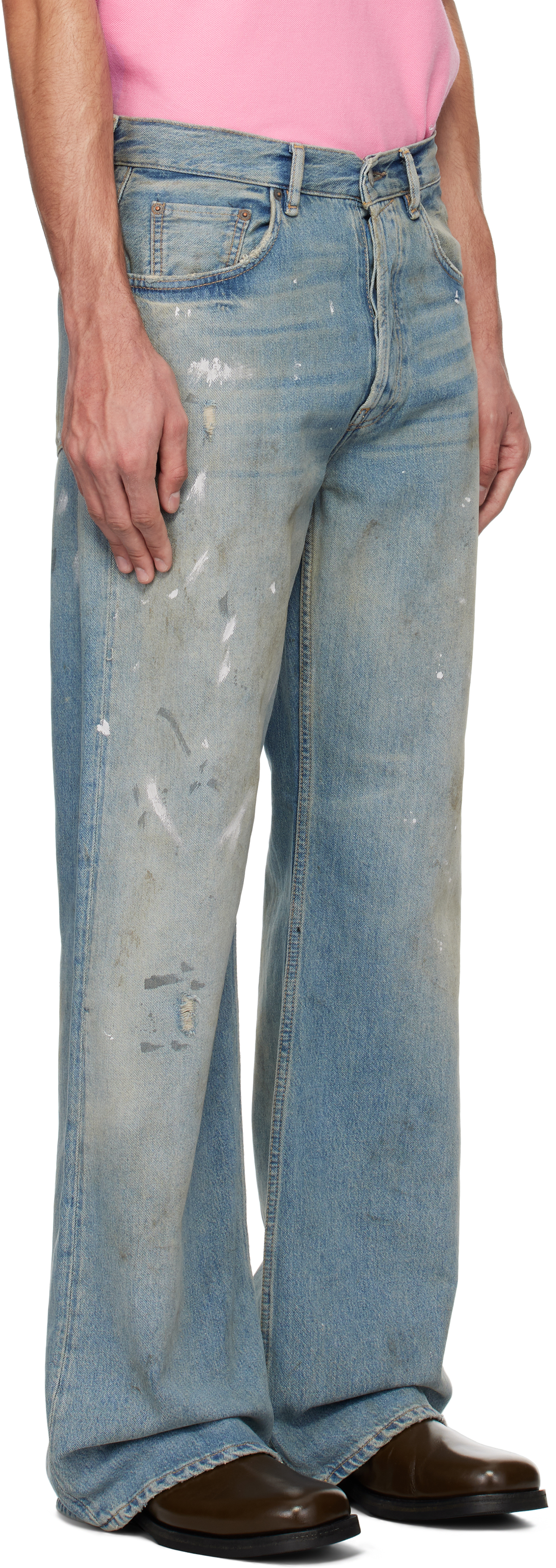 Acne Studios Blue Loose Fit 2021M Jeans