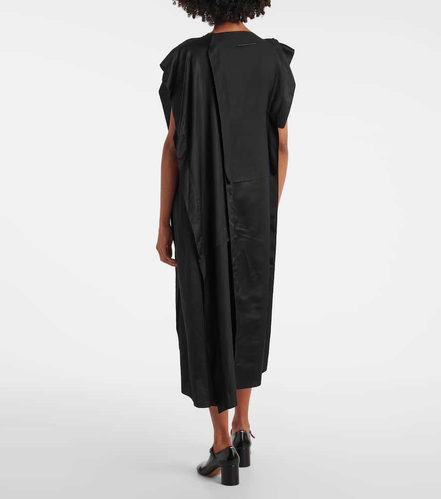 Gathered midi dress