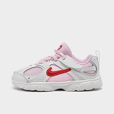Kids Toddler V5 RNR Stretch Lace Casual Shoes in Summit White/Pink Foam/Playful Pink