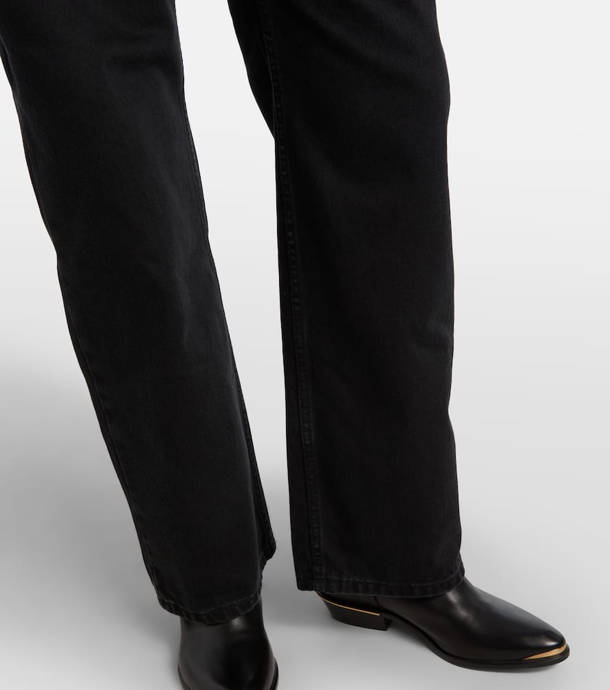 Dromie mid-rise straight jeans