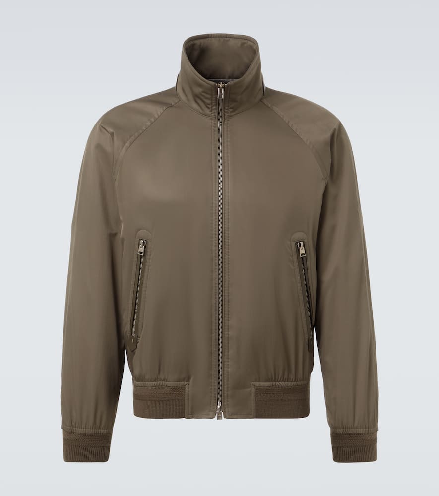 Technical blouson jacket