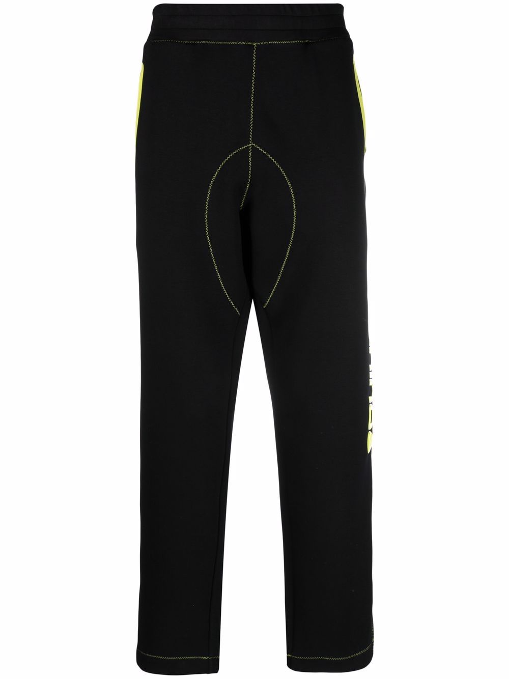 Logo-print track pants - Black