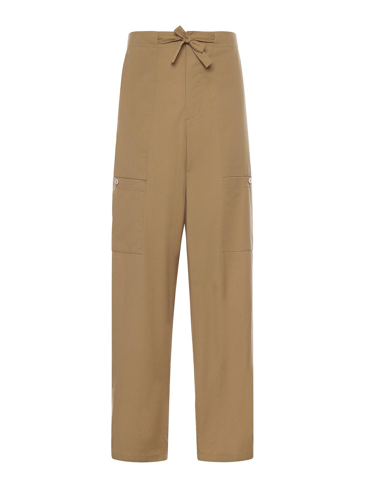 Cotton Poplin Cargo Pants