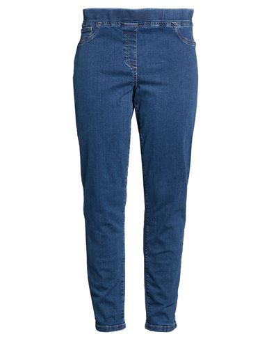 Elena Mirò Woman Jeans Blue Size 8 Cotton, Elastane