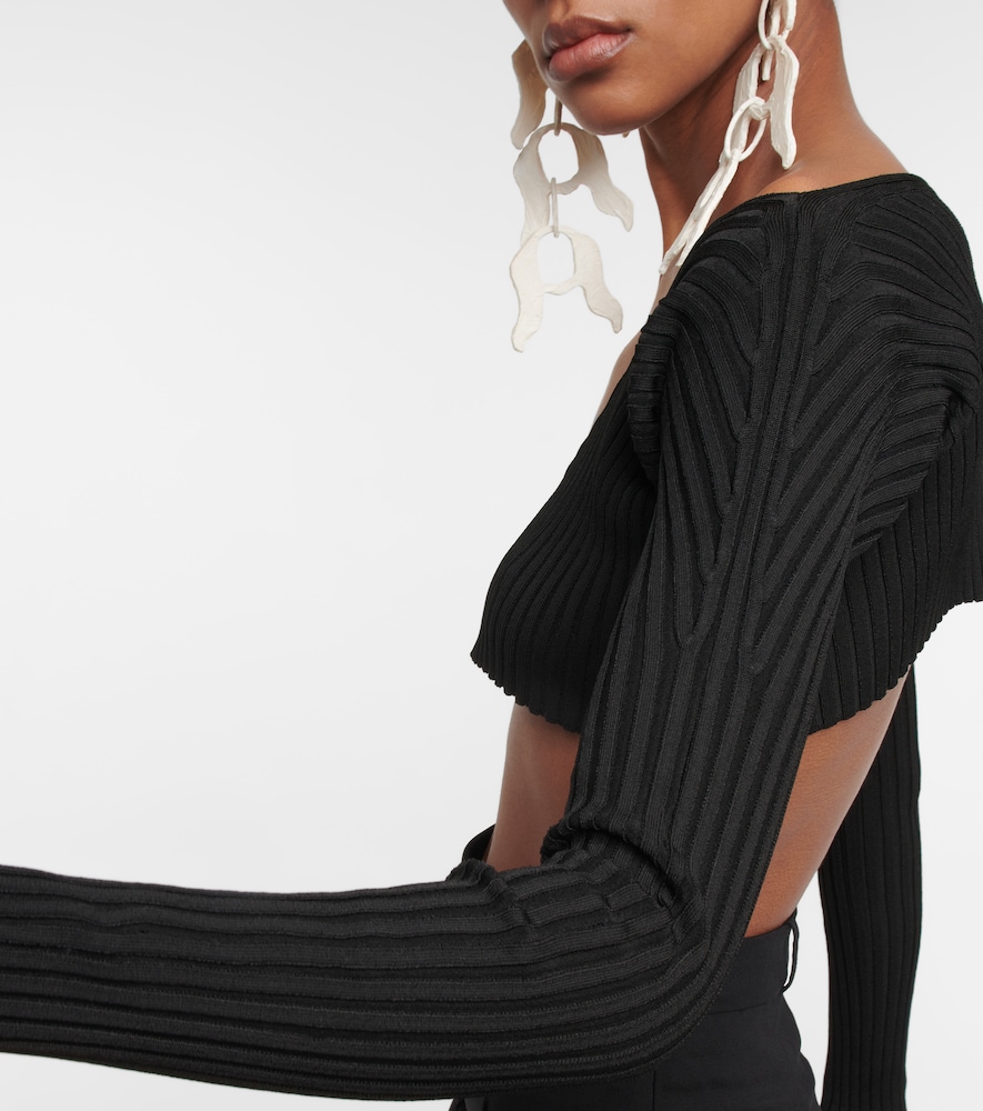 La Maille Pralù cropped cardigan