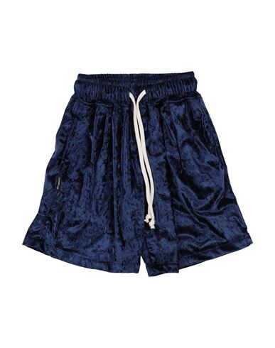 Kid Girl Shorts & Bermuda Shorts Midnight blue Size 10 Polyester, Elastane