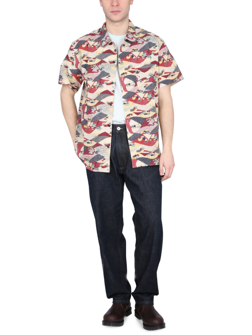 Multicolor Regular Graphic Shirt