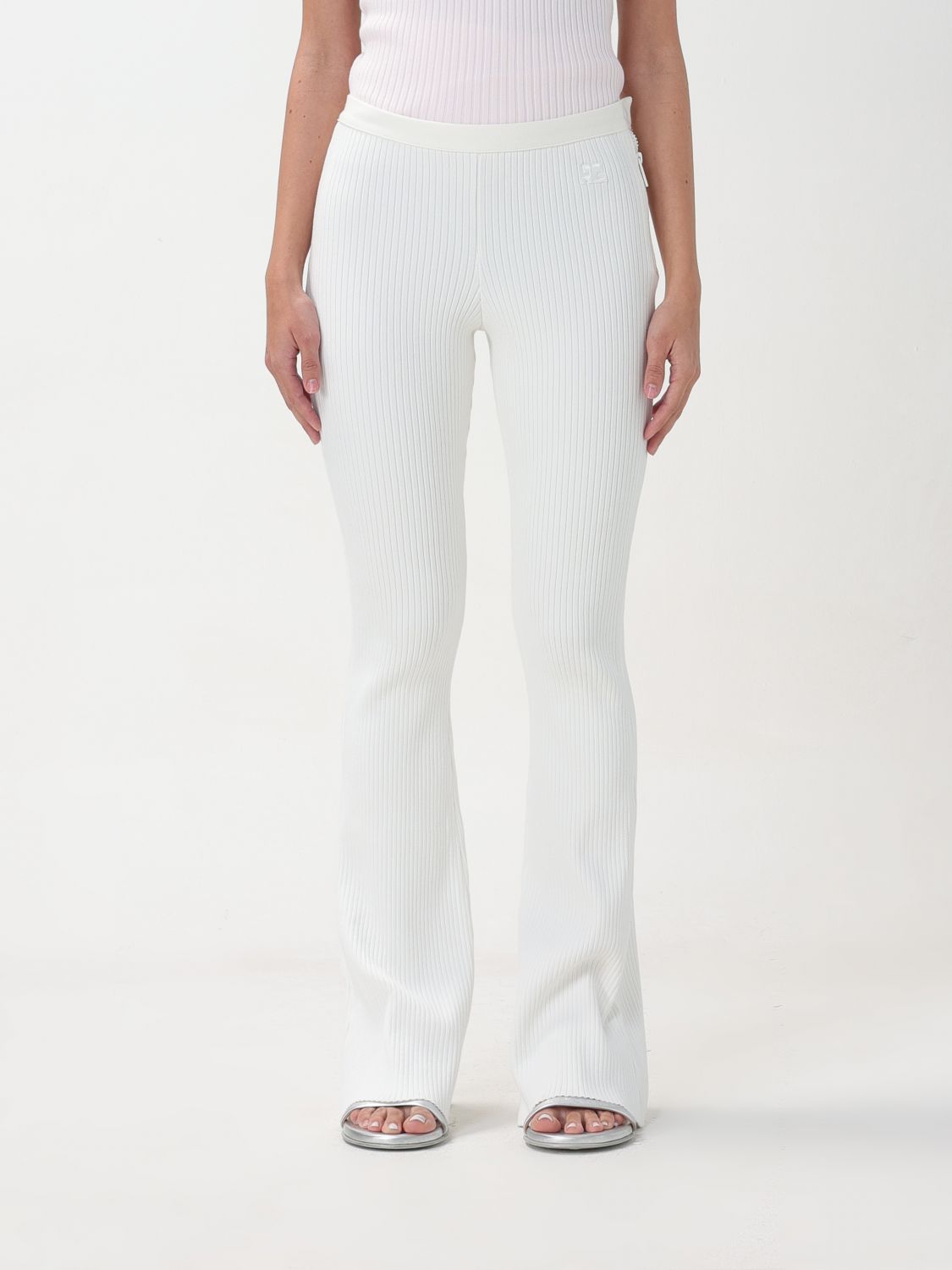 Pants COURRÈGES Woman color White
