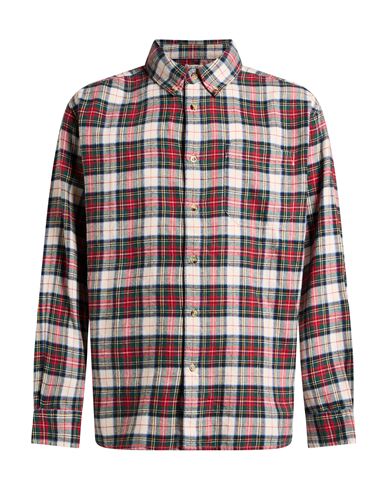 Man Shirt Red Size M Cotton