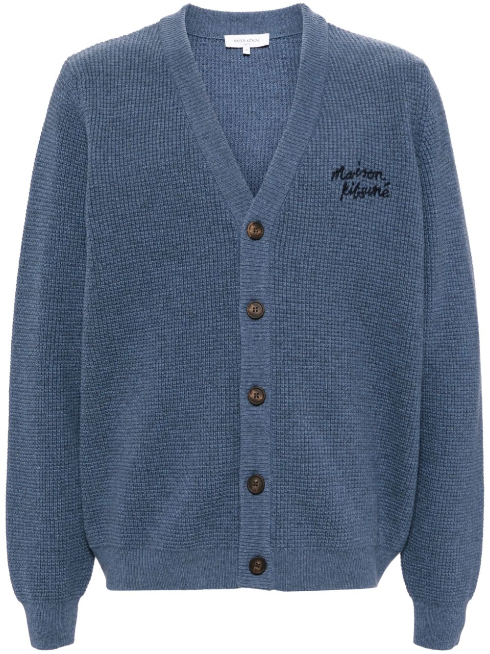Handwriting comfort cardigan - Blue