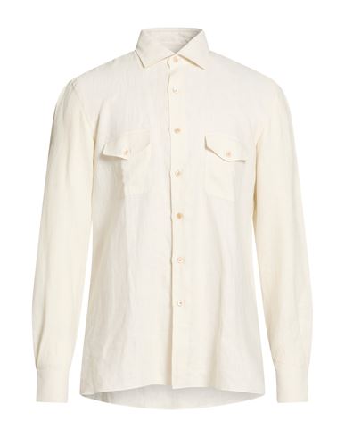 Man Shirt Cream Size 15 Linen