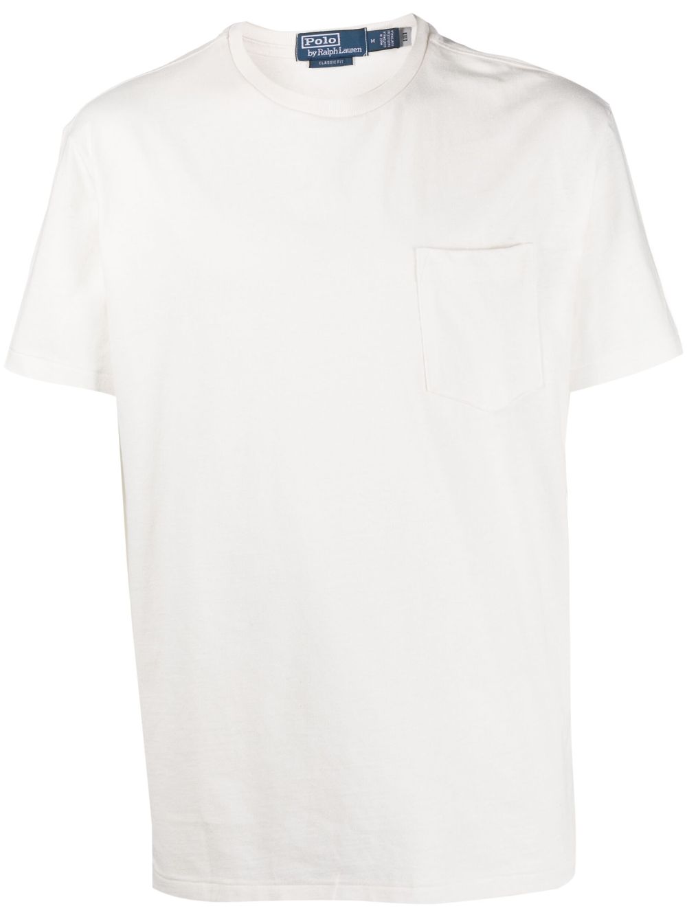Logo-embroidered cotton T-shirt - White