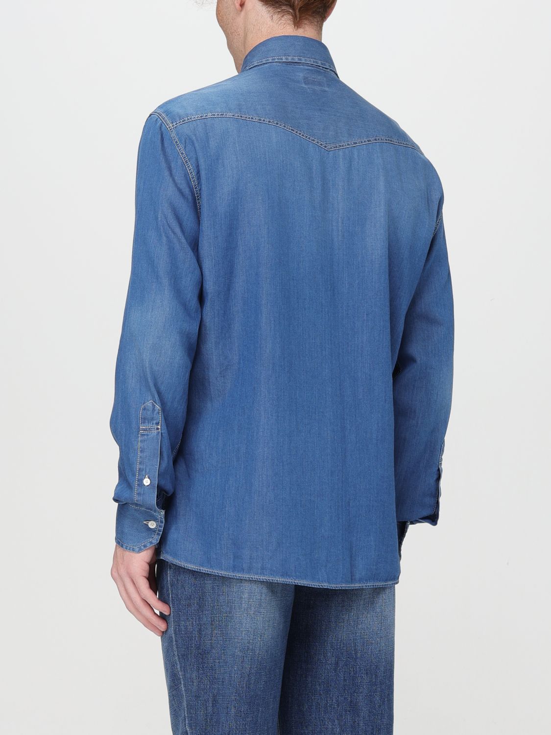 Shirt Men color Blue 1