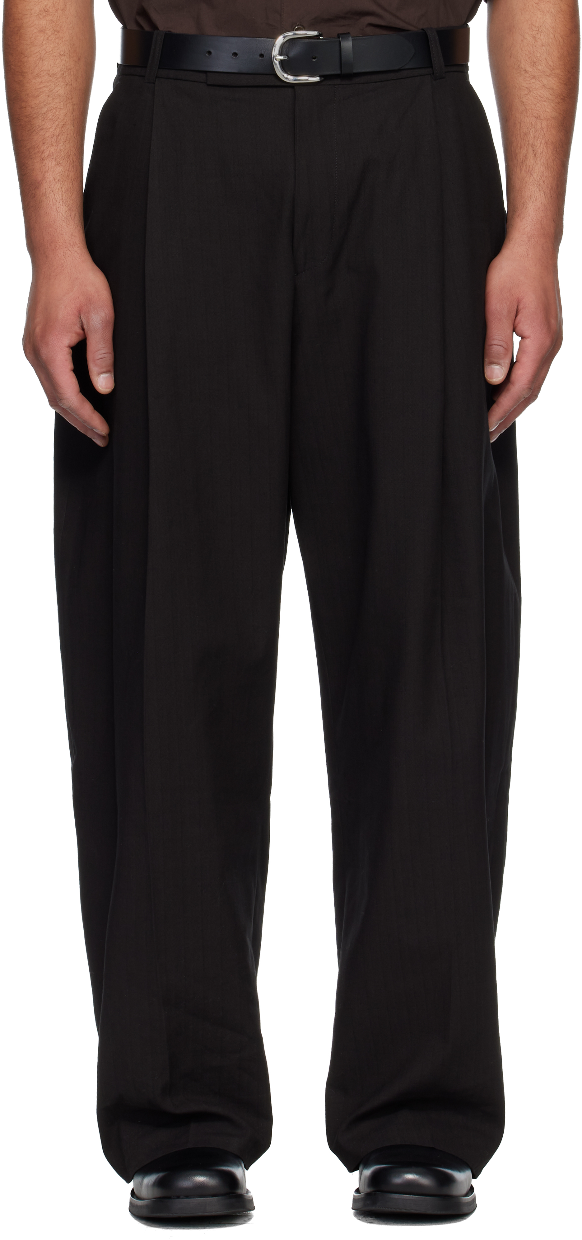 Black Pull Trousers