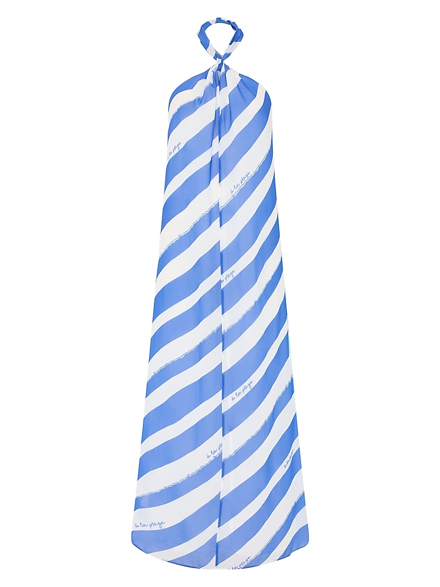 Women's Ava Striped Maxi Dress - Blue