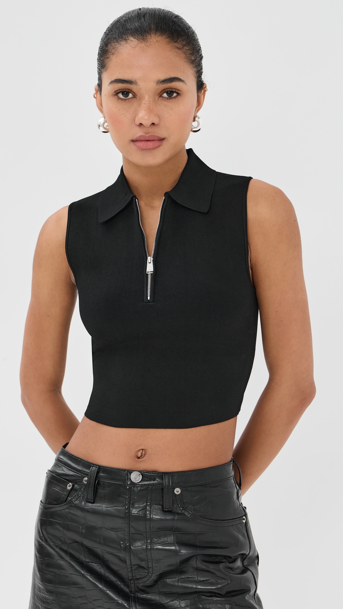 Tatum Sleeveless Top Black