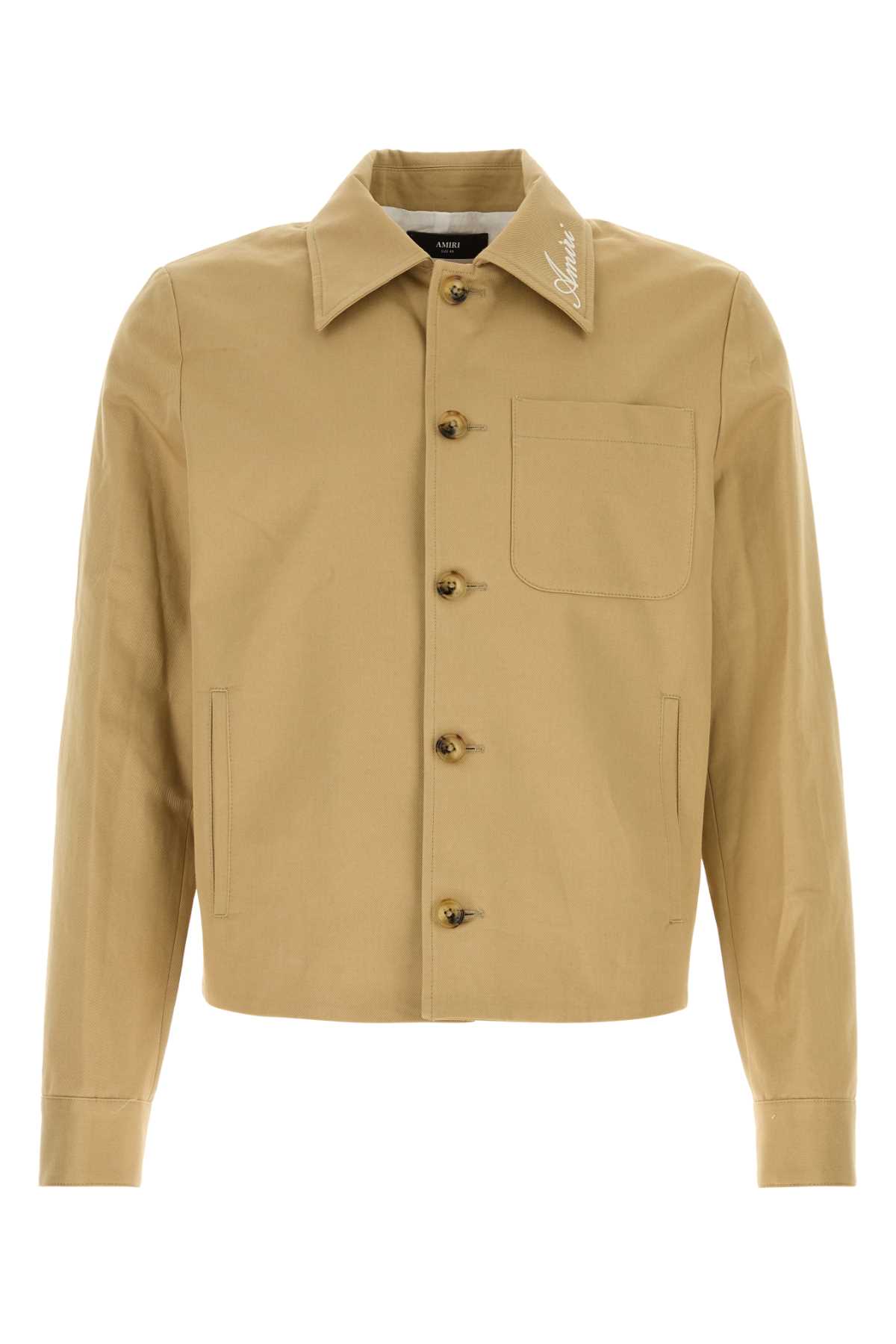 Amiri - cotton jacket long sleeves chest pocket