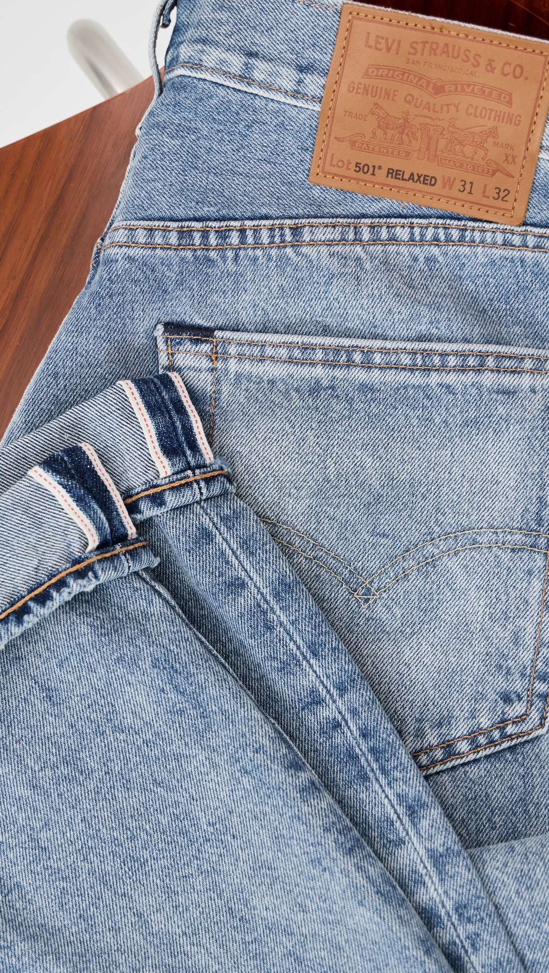501 Relaxed Jeans Beautiful Disaster Selvedge