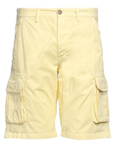Man Shorts & Bermuda Shorts Yellow Size 30 Cotton