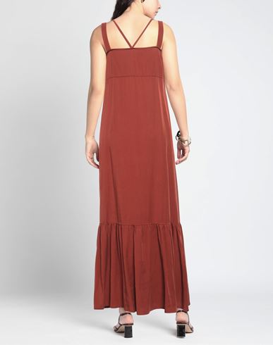 Woman Maxi dress Brick Size 4 Lyocell