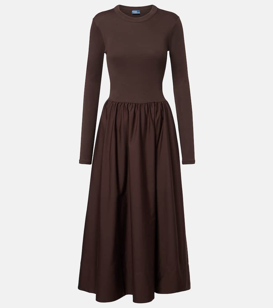 Cotton midi dress
