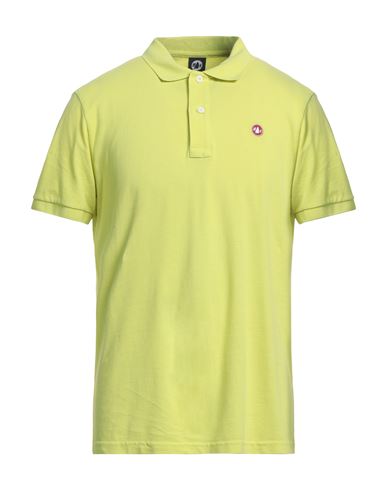 Man Polo shirt Lime green Size S Cotton
