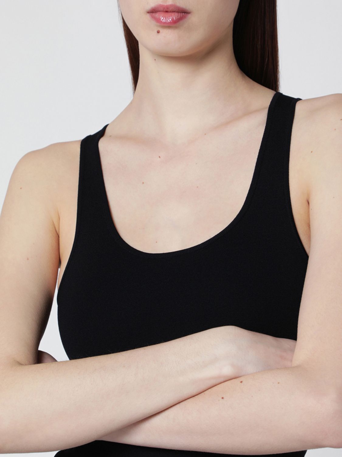 Top Woman color Black