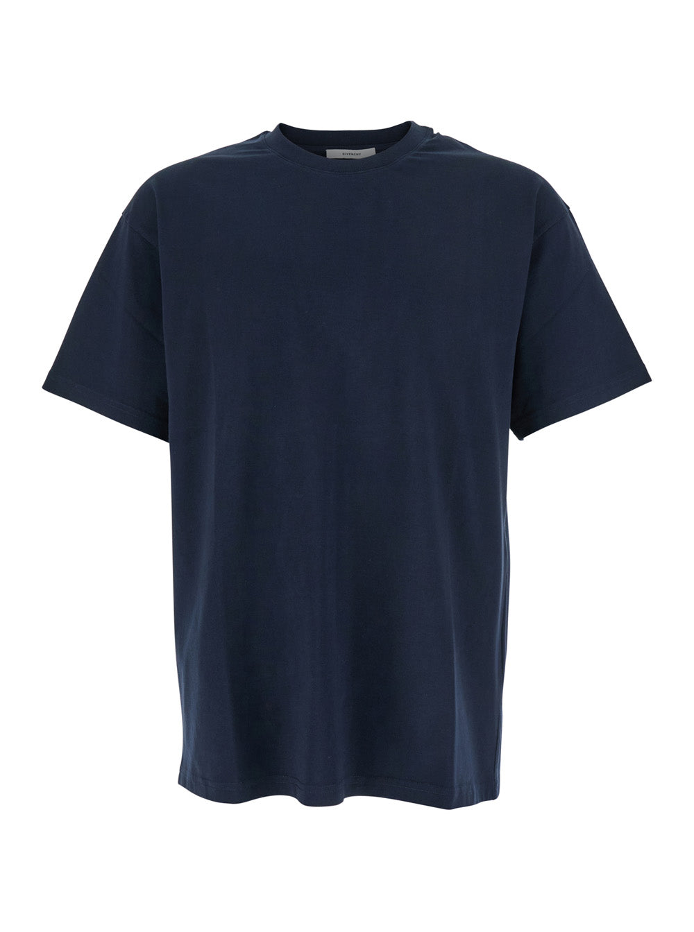 Logo-Embroidered Cotton T-Shirt — Navy