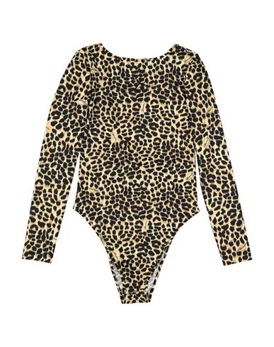 Kid Girl Bodysuit Beige Size 10 Polyamide, Elastane