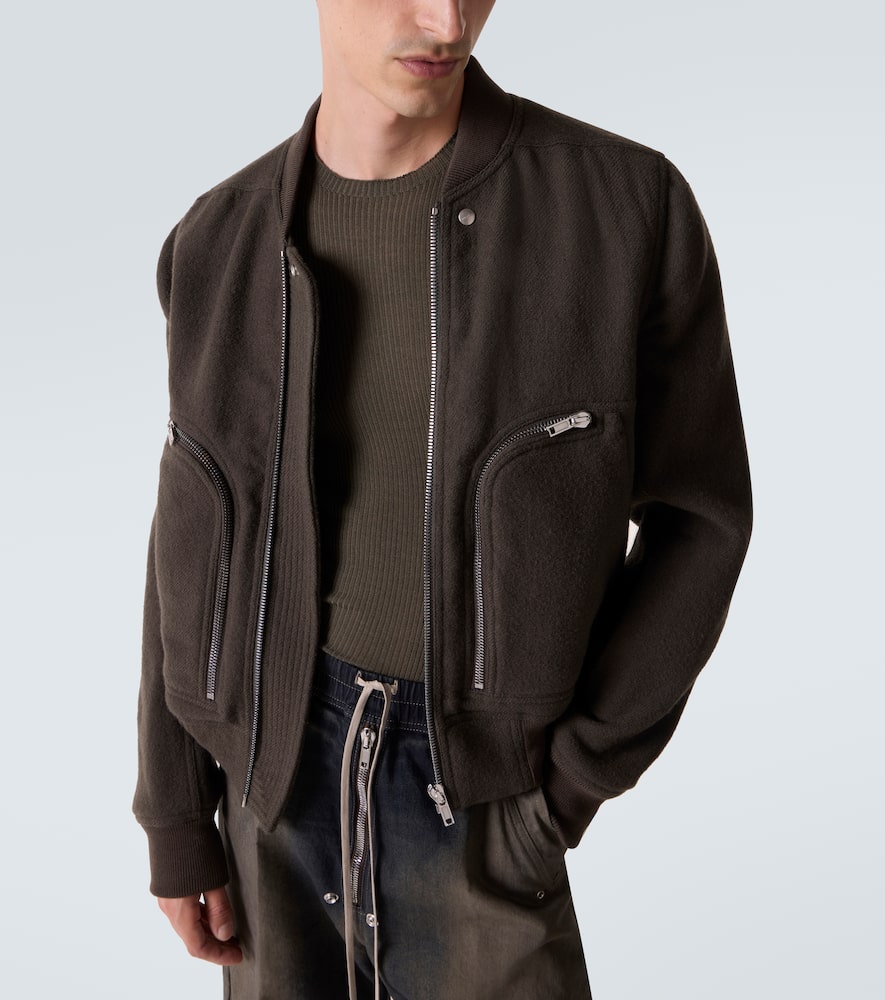 Virgin wool bomber jacket
