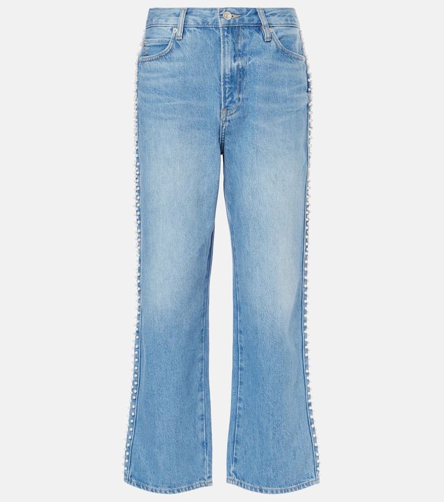 Atelier Le Jane embellished cropped jeans