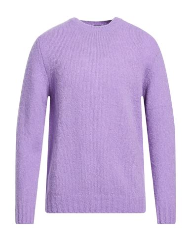 Man Sweater Mauve Size 42 Virgin Wool, Cashmere, Polyamide