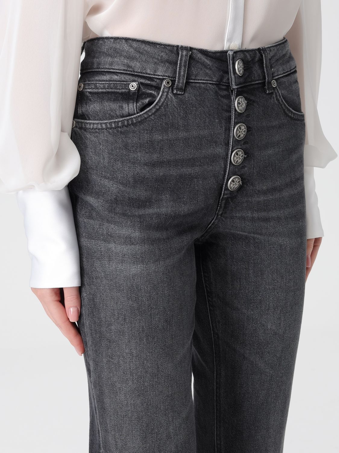 Jeans Woman color Black